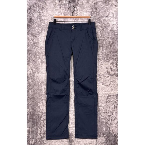 Prana Pants - Prana Pants 4 Womens Halle II Straight Fit Navy Blue Hiking Activewear